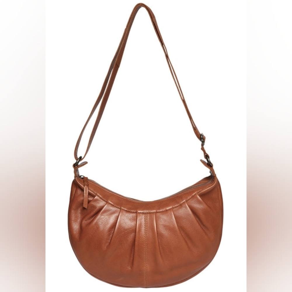 Vince Camuto Tan Leather Hobo Bag Nwot
